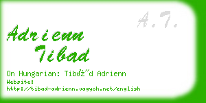 adrienn tibad business card